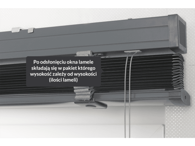 kaseta żaluzji aluminiowej 50 mm